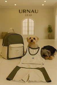 Conjunto Nude e Verde