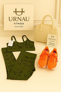 Conjunto top e Calca- Live- Verde - Tamanho: 38/42.