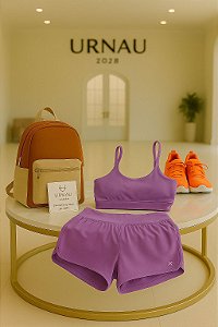Conjunto short Duplo/ Lilás