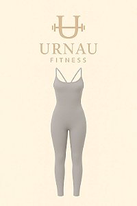 Macacão longo - Cinza