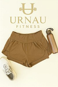 Short Duplo- Cappuccino- Tamanho: G/GG