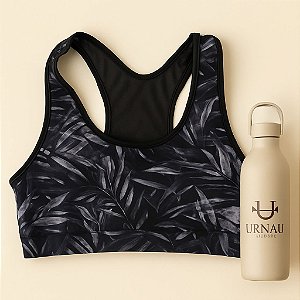 Top nadador - Preto - Tamanho: M- Sem bojo