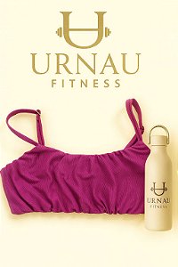 Top alça fina - Rosa/Roxo - Tamanho: M- sem bojo