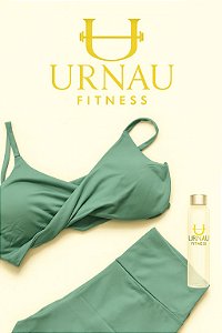 Conjunto de top e short - verde - Tamanho: 36/44