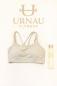 Top Nude- Alças finas - Tamanho: M