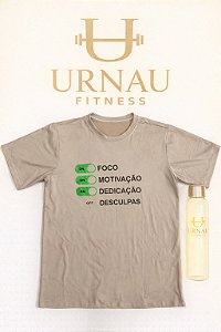 Camiseta motivação- Bege - Tamanho: 38/44