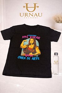 Camiseta Preta …obra de arte … - Algodão - Tamanho: M