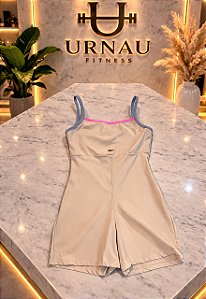 Macaquinho off com alcinha rosa bebê e azul- tamanho: 38/44-