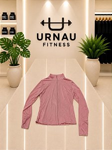 Blusa Dry Fit- manga longa - Rosa- Tamanho: P/M