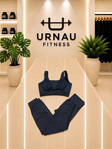 Conjunto top e calça LP - azul - M
