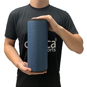 Rolo Massagem Liberação Miofascial 30x12cm DF1068 Azul Marinho Dafoca Sports