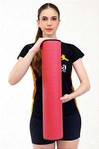 Rolo Massagem Liberação Miofascial em EVA 60x12cm DF1074 Vermelho Dafoca Sports