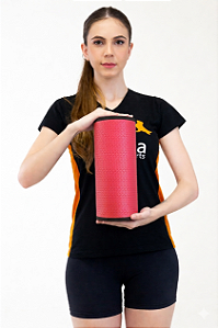 Rolo Massagem Liberação Miofascial 30x12cm DF1072 Vermelho Dafoca Sports