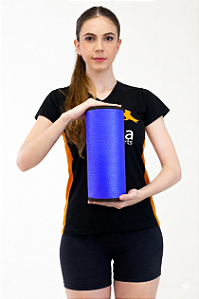 Rolo Massagem Liberação Miofascial 30x12cm DF1076 Azul Royal Dafoca Sports