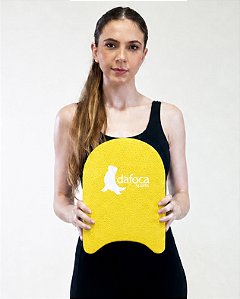 Prancha Natação Hidroginátisca em EVA DF1082 Pequena 34cm Amarela Dafoca Sports