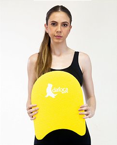 Prancha Natação Hidroginátisca em EVA DF1085 Grande 40cm Amarelo Dafoca Sports
