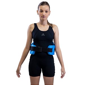 Colete Flutuante Para Hidroginástica Medida G 120kg DF1202-AZ Azul Royal Dafoca Sports