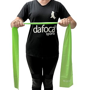 Faixa Elástica Thera Band 1500X150X0,35MM Verde Liftness Dafoca Sports