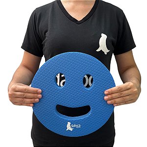 Acqua Disco Hidroginástica Sorriso Em EVA DF1011-AZ 27cm Azul Dafoca Sports