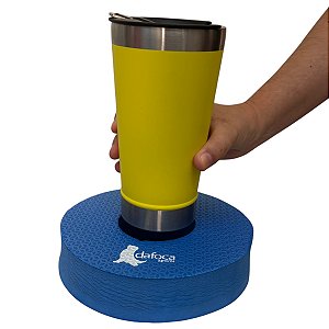 Porta Copo Aquático em EVA 18cm x 18cm x 4cm Azul Royal Dafoca Sports