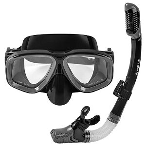 Kit de Mergulho Livre Máscara e Snorkel Adulto VN800-1 Vollo