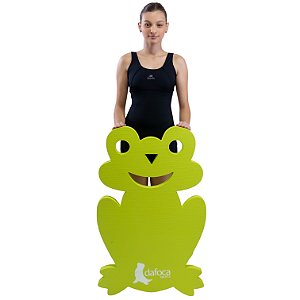 Tapete Flutuante Eva Natação Infantil Para Piscina DF4100-SP Sapo Verde Dafoca Sports