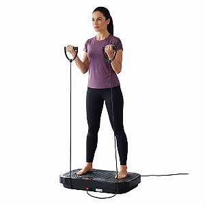 Plataforma Vibratória Slim Vib100 Suporta 150kg Com controle Liftness Dafoca