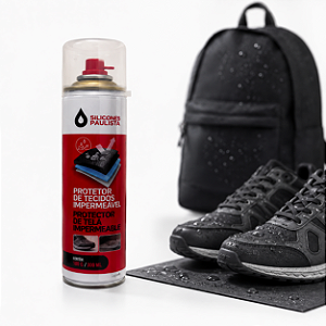Spray Impermeabilizante de Tecido para Sofá Tecidos Tenis Silicones Paulista Proteção Contra Líquidos e Manchas