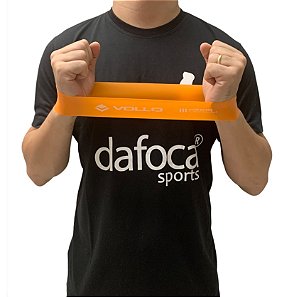 Mini Band Faixa de Exercício Nível Médio 0,70mm VP1053 Vollo Sports Laranja