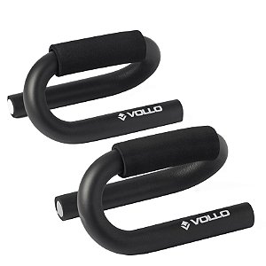 Par de Suportes para Flexão, Musculação Fitness e Yoga, Treinamento VP1069 Vollo