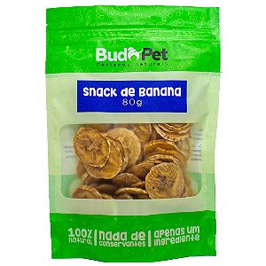 Snack de Banana 80g - Budopet