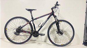 BICICLETA ARO 29 MOSSO 27V PTO/VERM TAMANHO 17 - USADA