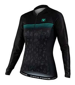 Camisa Manga Longa Fem Free Force Sport Sweet