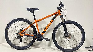 BICICLETA ARO 29 RAVA PRESSURE TAMANHO(17) 3X8 COR: LARANJA - USADA