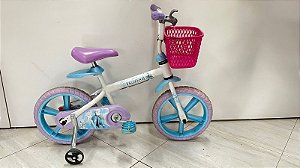 BICICLETA ARO 14 FEMININA FROZEN - USADA