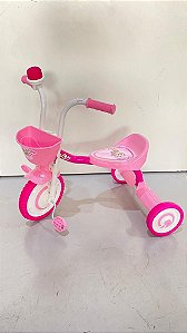 TRICICLO YOU 3 GIRL NATHOR - ROSA E BRANCO