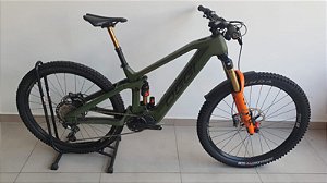 BICICLETA ARO 29  ELETRICA OGGI 29 POTENZA PRO XT DI2 12V VERDE SEMINOVA