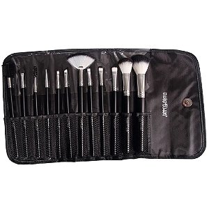 KIT PROFISSIONAL COM 12 PINCÉIS PARA MAQUIAGEM MACRILAN KP1-5E