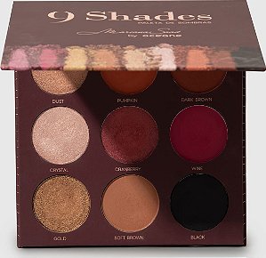 PALETA DE SOMBRAS 9 SHADES MARIANA SAAD