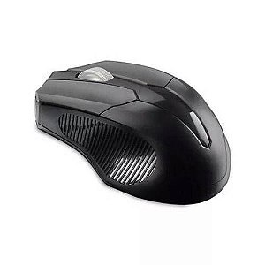 MOUSE SEM FIO 2.4 GHZ PRETO USB BOX BULK (05)