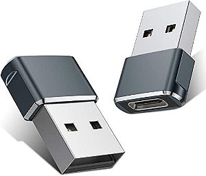 Adaptador USB C Fêmea para USB TIPO C E IPHONE