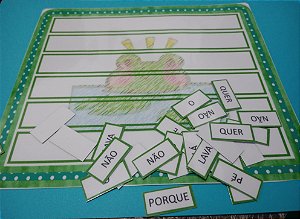 Monta textos em versos e palavras