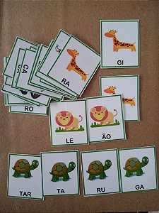 Monta palavras animais