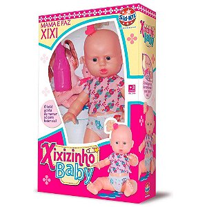Boneca Xixizinho Baby Com Mamadeira