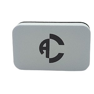 Taco Aplicador de Coating C/ Espuma Branco 9x5cm Auto Crazy