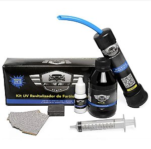 Kit Uv Revitalizador de Farois e Lanternas 10 Aplicações Prime Auto