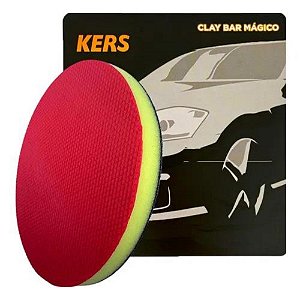 Clay Bar Magico Disco de Descontaminação 6" Agressivo Kers