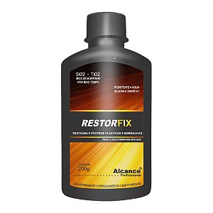 Restorfix Selante Restaurador p/ Plásticos e Borrachas Externos 250ml Alcance