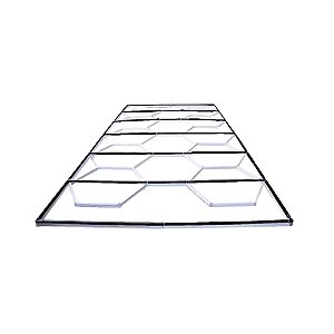 Gabarito para Iluminação Colmeia LED 7 Barras - KERS