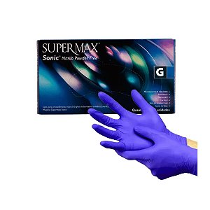 LUVA PROCED NITR. SONIC TAM G -  SUPERMAX